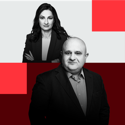 Marzena Tabor-Olszewska, redaktor Prowadząca „Rzeczpospolitej” i Jerzy Haszczyński, kierownik działu