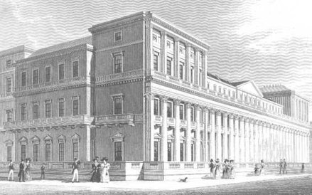 Carlton House Terrace w 1831 roku