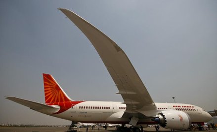 Indyjskie Dreamlinery poleciały