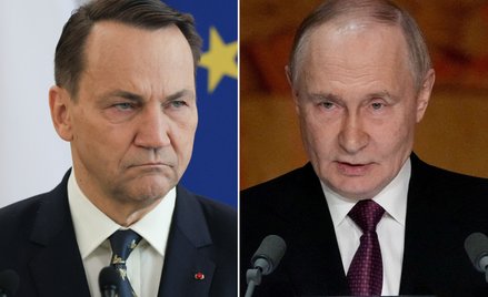 Radosław Sikorski i Władimir Putin