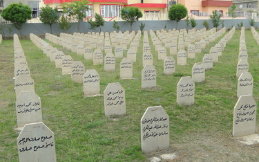 Groby Kurdów zamordowanych w Halabdży