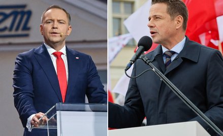 Karol Nawrocki i Rafał Trzaskowski