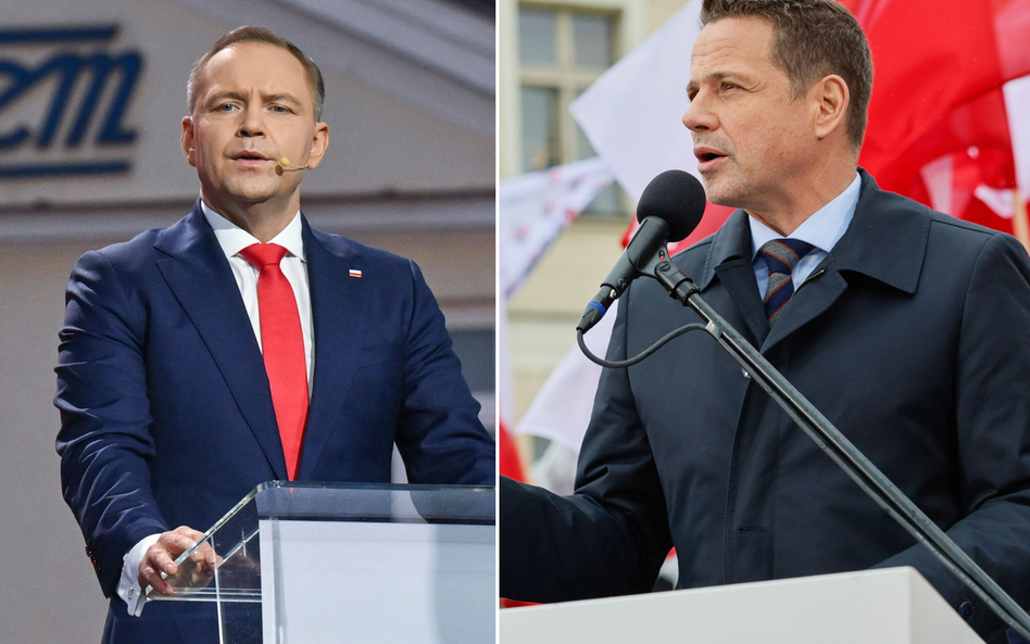 Karol Nawrocki i Rafał Trzaskowski