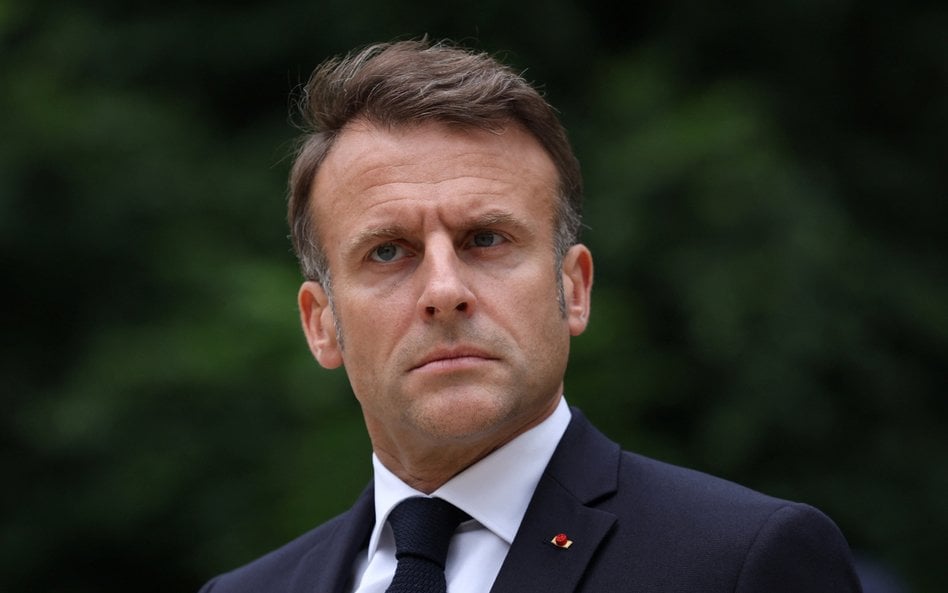 Prezydent Francji Emmanuel Macron