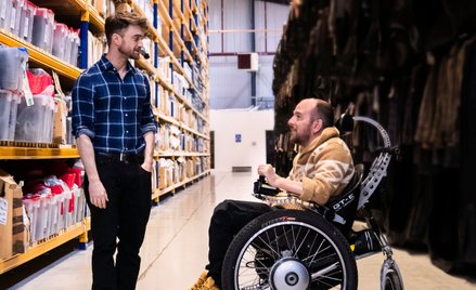 Daniel Ratcliffe i jego dubler z czasów filmów o Harrym Potterze, David Holmes.
