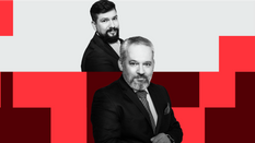 Michał Szułdrzyński i Michał Płociński, redaktor naczelny i zastępca redaktora naczelnego „Rzeczposp