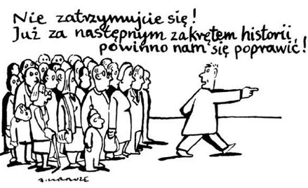 Komentarz rysunkowy. Zakręt historii
