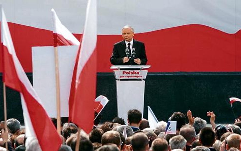 Jarosław Kaczyński rozpoczął swoją kampanię w ostatnią sobotę na pl. Teatralnym w Warszawie