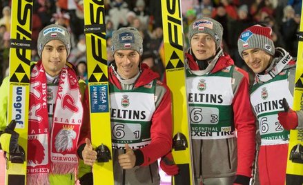 Maciej Kot (pierwszy z lewej), Piotr Żyła, Dawid Kubacki i Kamil Stoch – oni mają dobrze zacząć spor