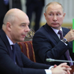 Minister finansów Rosji Anton Siłuanow i prezydent Rosji Władimir Putin
