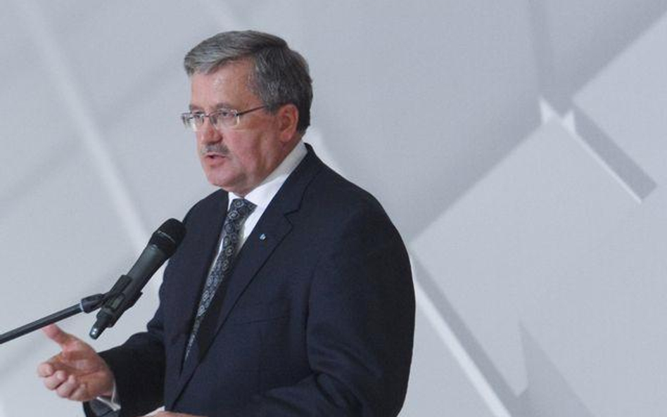 Prezydent Bronisław Komorowski