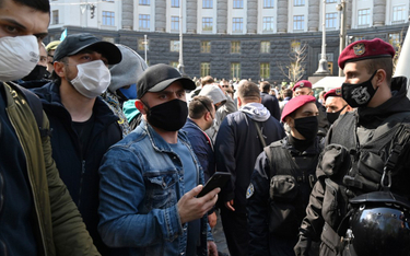 Ukraińcy mają dość ograniczeń. Protest w Kijowie