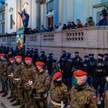 Żandarmeria przed kościołem św. Krzyża w Warszawie, 30 października