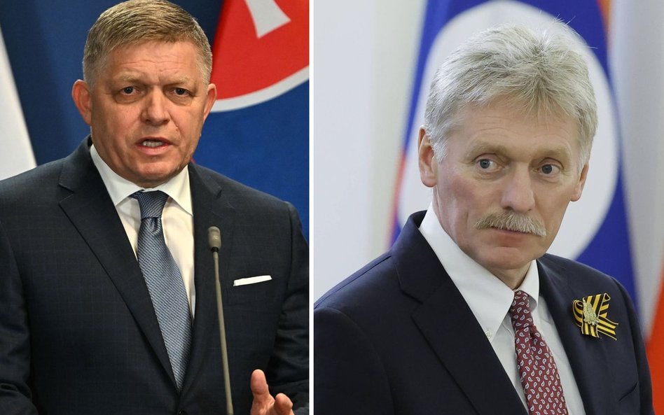 Robert Fico i Dmitrij Pieskow