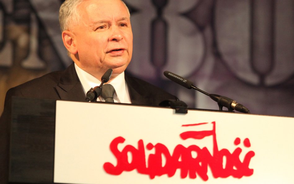 Jarosław Kaczyński o połamanych masztach