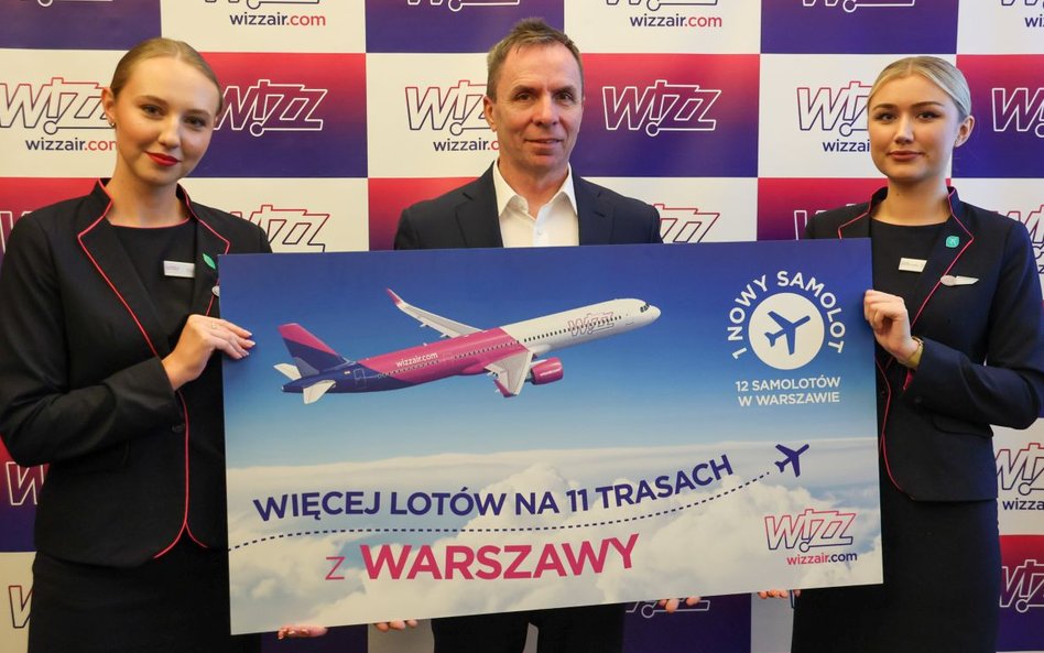 Wizz Air zasila warszawską bazę dwunastym samolotem