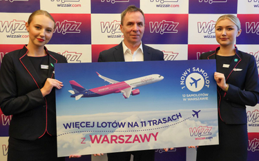 Wizz Air zasila warszawską bazę dwunastym samolotem