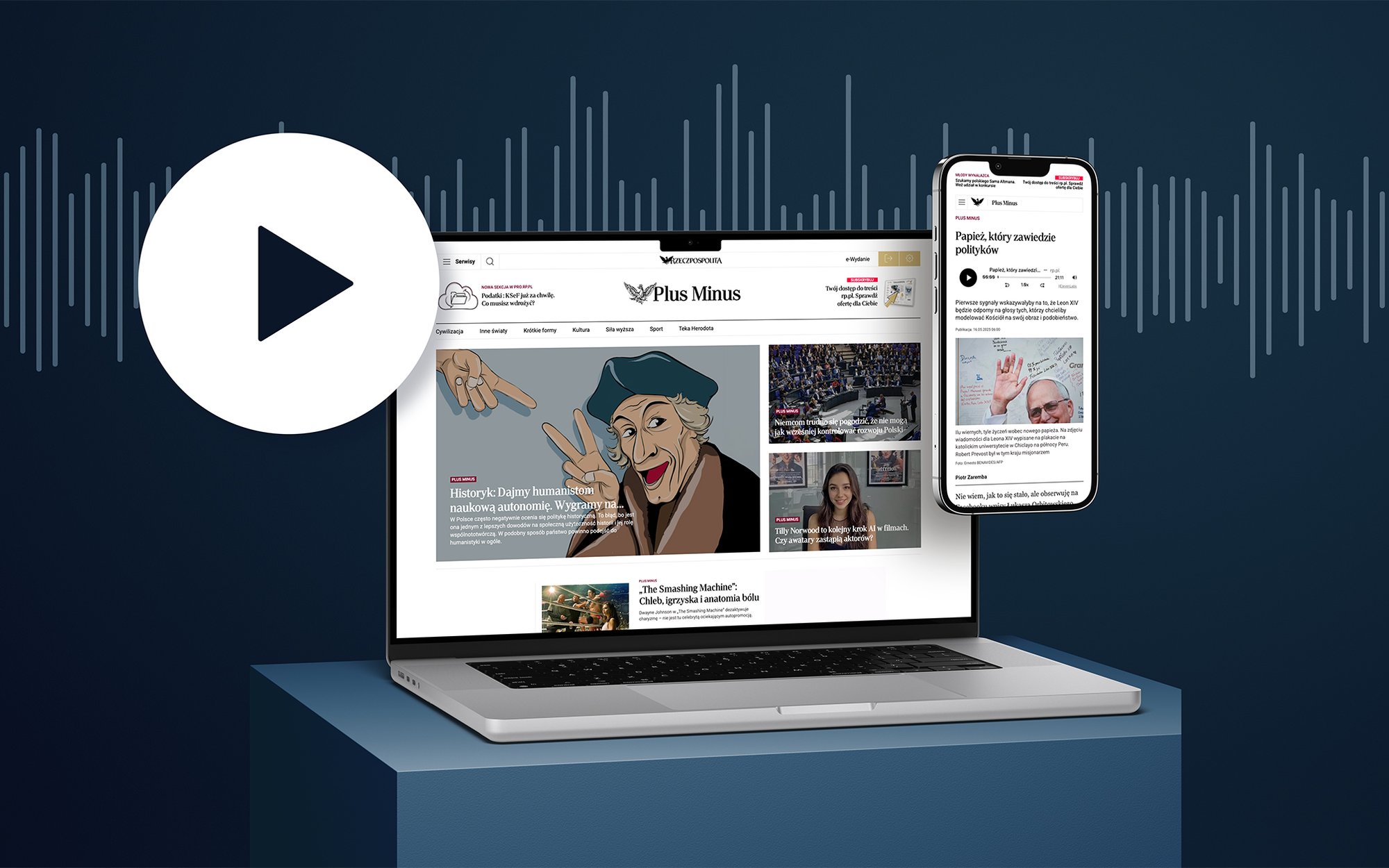 „Rzeczpospolita” udostępnia artykuły w wersji audio. Nowa funkcja w serwisie rp.pl