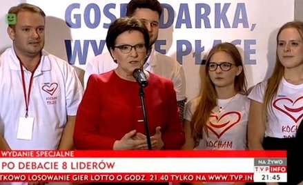 Dzięki wynajęciu studia PO wprowadziła bocznym wejściem do budynku TVP dodatkowe osoby na występ pre