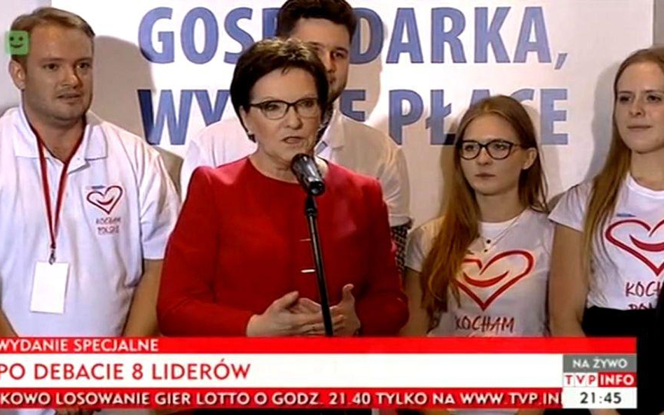 Dzięki wynajęciu studia PO wprowadziła bocznym wejściem do budynku TVP dodatkowe osoby na występ pre