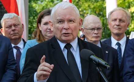 Prezes PiS Jarosław Kaczyński.