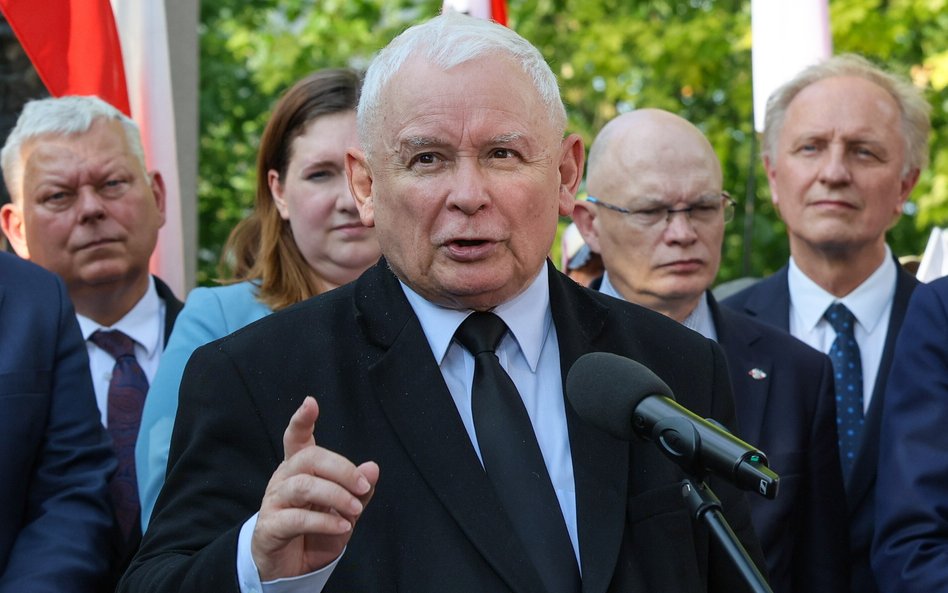 Prezes PiS Jarosław Kaczyński.