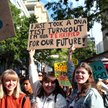 Marsz na rzecz klimatu w Lozannie w Szwajcarii