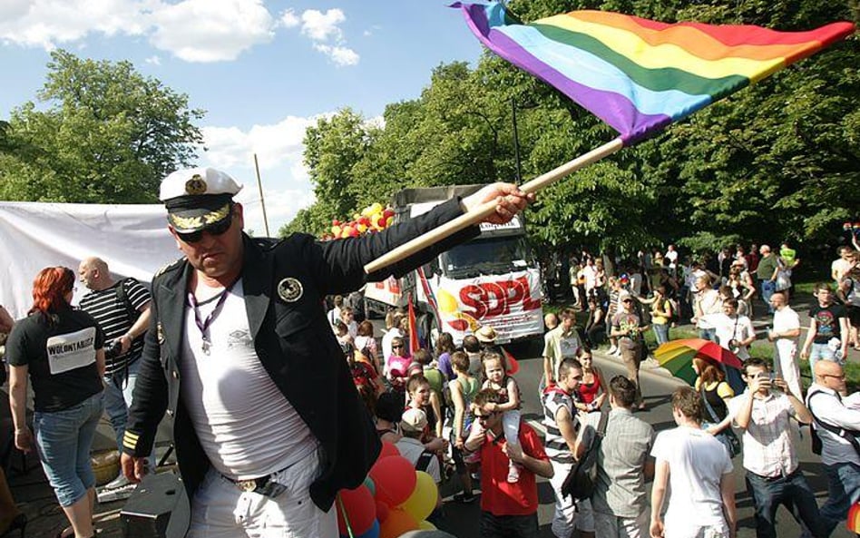 Polska parada homoseksualistów.