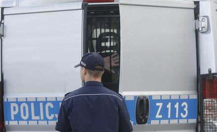 Sprawca został zatrzymany przez policjantów