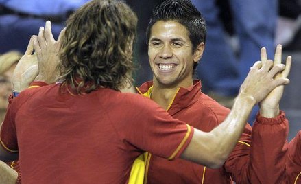 Lopez (z lewej) i Verdasco