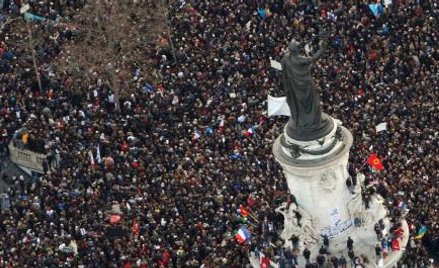 W niedzielnej manifestacji w Paryżu wzięło udział półtora miliona osób – twierdzą organizatorzy