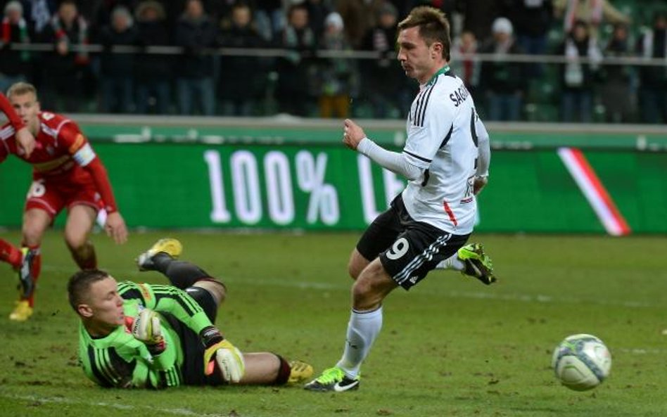 Ekstraklasa piłkarska - Legia - Górnik 3:0