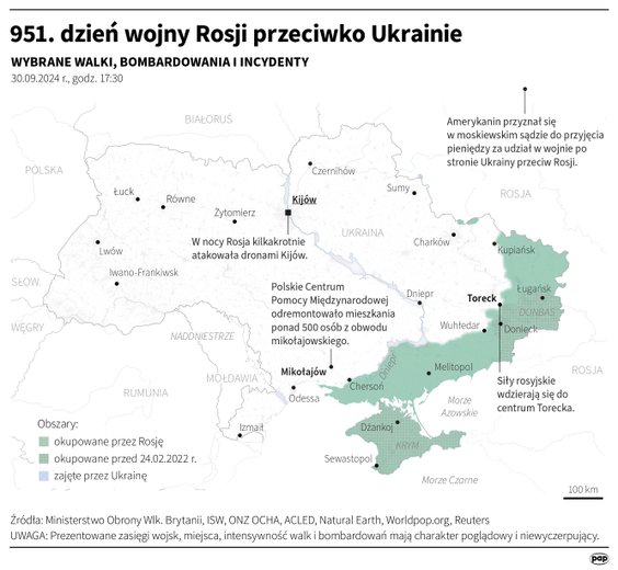 Tak wyglądała sytuacja na froncie 30 września