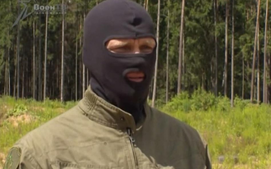 Funkcjonariusz jednostki specjalnej Alfa KGB Białorusi