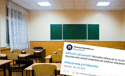 Minister Czarnek zapowiada powrót do szkół