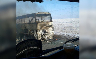 Kazachstan: 52 ofiary pożaru autokaru