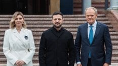 Premiera Donalda Tuska na szczycie Karpackiej Inicjatywy Integracyjnej powitali prezydent Ukrainy Wo