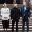 Premiera Donalda Tuska na szczycie Karpackiej Inicjatywy Integracyjnej powitali prezydent Ukrainy Wo