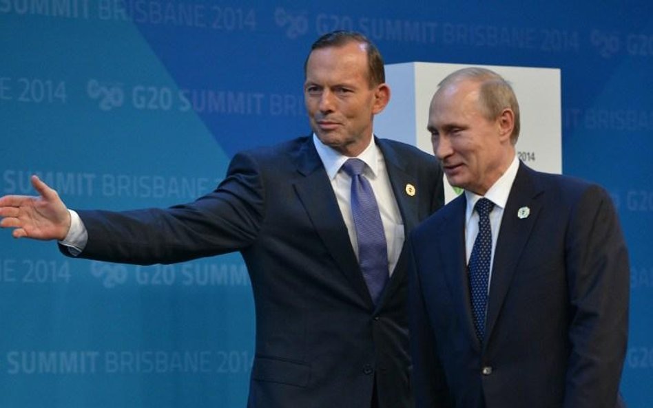 Tony Abbott i Władimir Putin