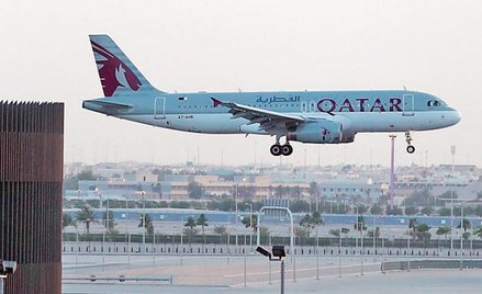 Największe kłopoty mają Qatar Airways z powodu blokady transportowej tego kraju.