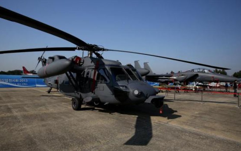 Helikoptery Black Hawk powstają m.in. w fabryce w Mielcu