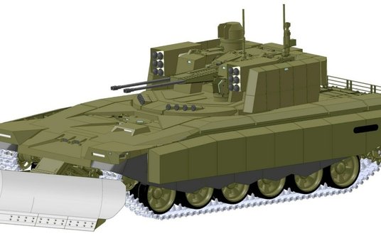 "Bezzałogowy pojazd bojowy rodziny Szturm. Rys./UWZ."