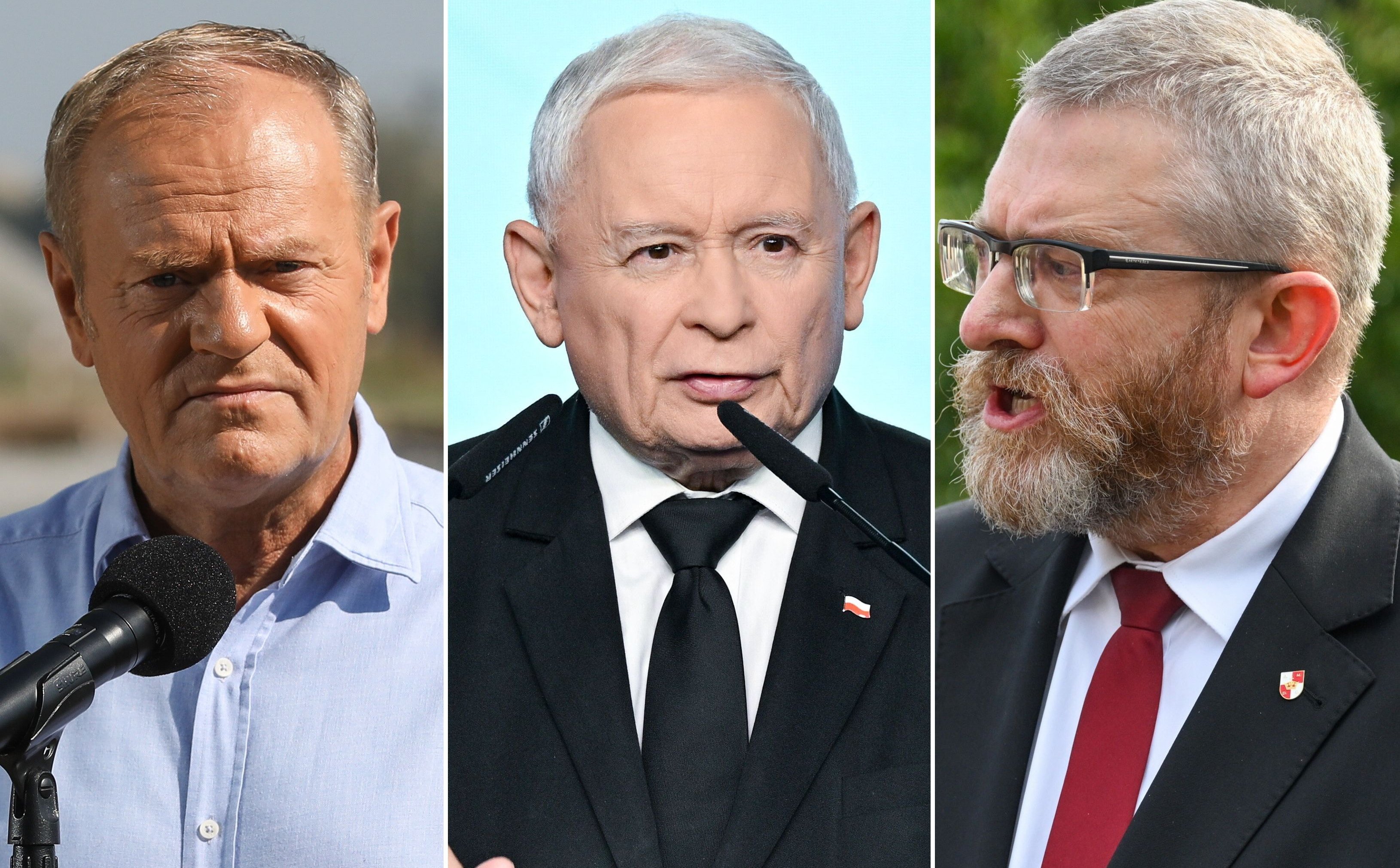 Nowy sondaż partyjny: Na szczycie remis. Ponad 20 proc. dla Konfederacji i Grzegorza Brauna