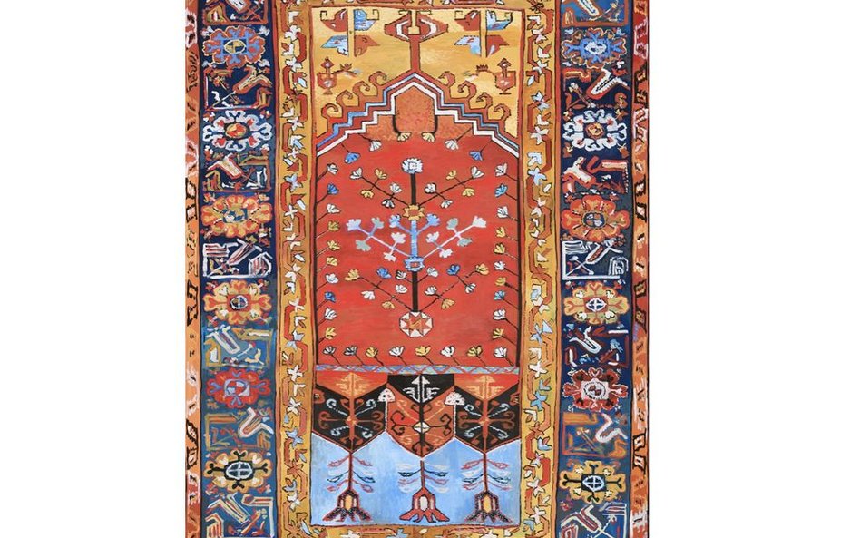 Olga Wolniak, Konya-Ladik, 1998, olej, płótno