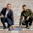 Andrzej Duda i Wołodymyr Zełenski w Alei Odwagi w Kijowie
