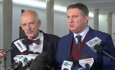 Janusz Korwin-Mikke o ustawie metropolitalnej: PiS szuka pretekstu, by odwołać Hannę Gronkiewicz-Wal