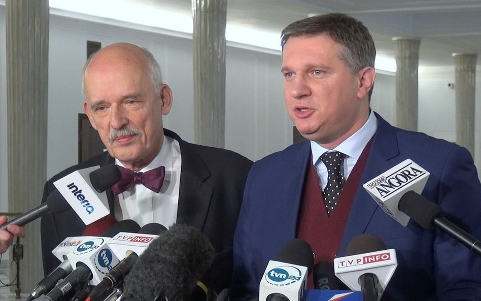 Janusz Korwin-Mikke o ustawie metropolitalnej: PiS szuka pretekstu, by odwołać Hannę Gronkiewicz-Waltz