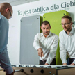Przerwa w pracy w warszawskim biurze Atrium 1 firmy Skanska