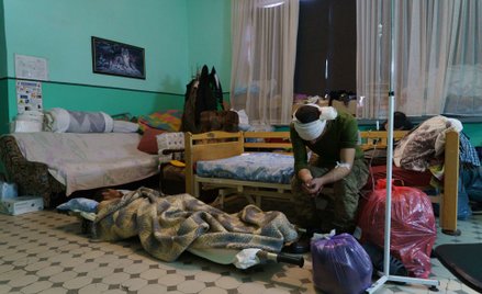 Ranni ukraińscy żołnierze