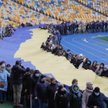 "Nie boimy się nikogo". Ukraińcy wywieszają flagi narodowe